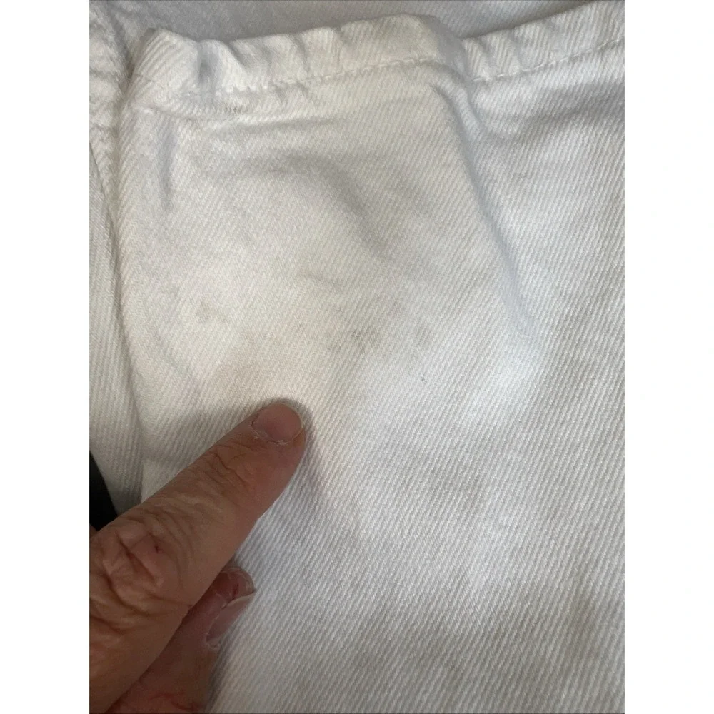Levi's Orange Tab 550 White Jeans W31 L30 USA Vintage‎ Relaxed Tapered Leg Denim